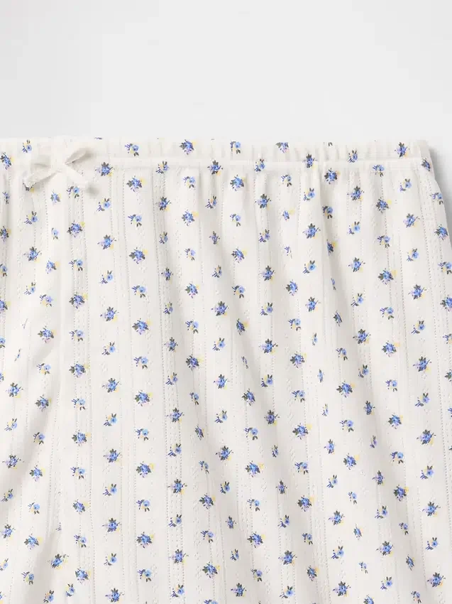 Pantaloncini da pigiama in punto traforato