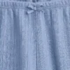 Pantaloncini da pigiama in punto traforato