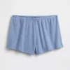 Pantaloncini da pigiama in punto traforato