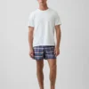 Pantaloncini da pigiama in tessuto Oxford
