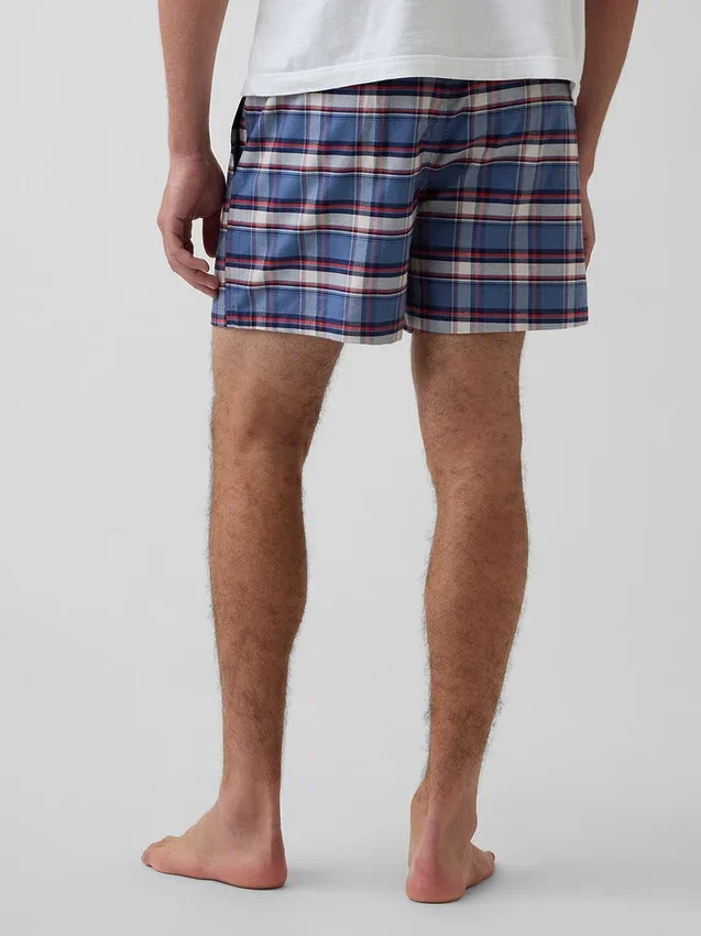Pantaloncini da pigiama in tessuto Oxford