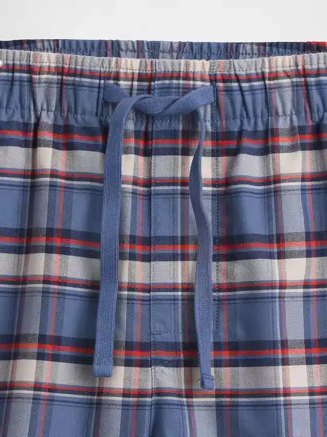 Pantaloncini da pigiama in tessuto Oxford