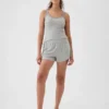 Pantaloncini da pigiama mini a costine dal taglio morbido