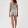 Pantaloncini da pigiama mini a costine dal taglio morbido