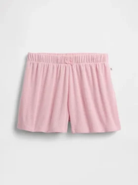 Pantaloncini da pigiama per bambini in punto traforato riciclato