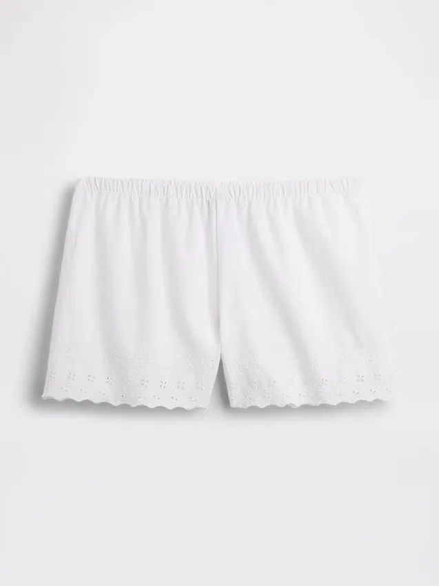 Pantaloncini da pigiama ricamati