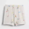 Pantaloncini da spiaggia in cotone biologico "Baby First Favorites" con orsetto