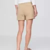 Pantaloncini Downtown color kaki da 4"
