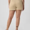 Pantaloncini Downtown color kaki da 4"