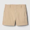 Pantaloncini Downtown color kaki da 4"