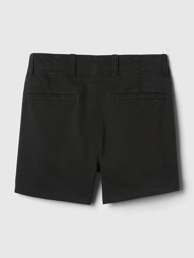Pantaloncini Downtown color kaki da 4"