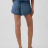 Pantaloncini Easy Dolphin in denim ultra morbido a vita media