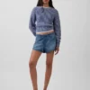 Pantaloncini Easy Dolphin in denim ultra morbido a vita media