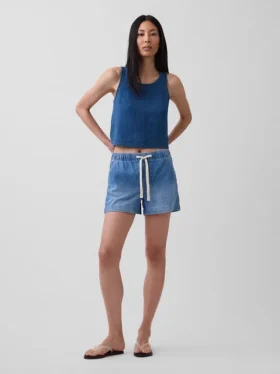 Pantaloncini Easy in denim da 4"