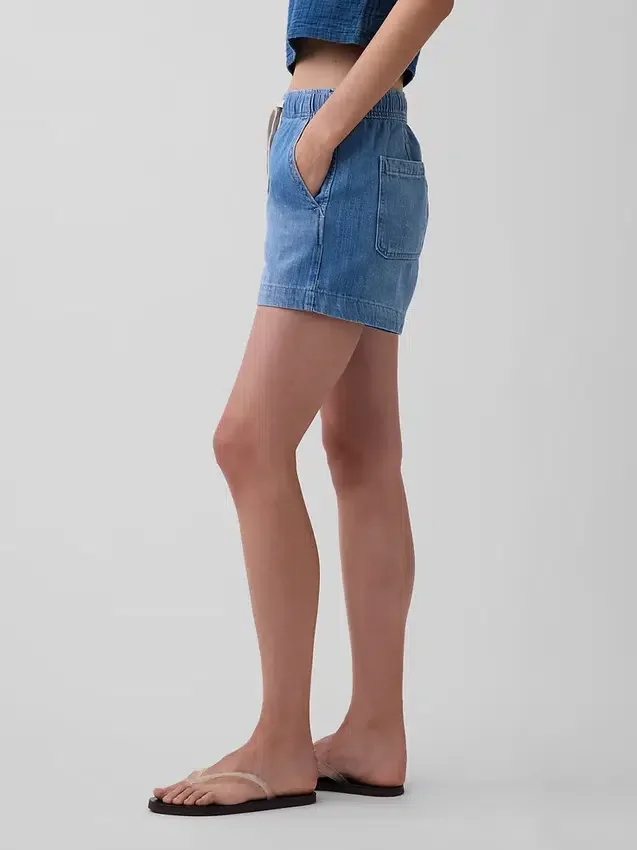 Pantaloncini Easy in denim da 4"