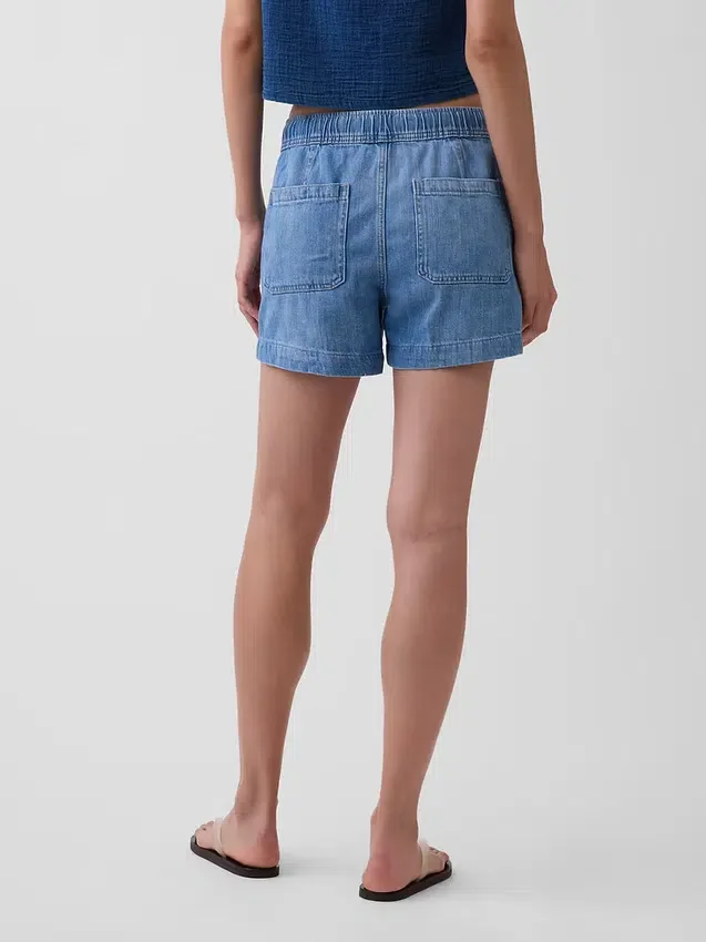 Pantaloncini Easy in denim da 4"