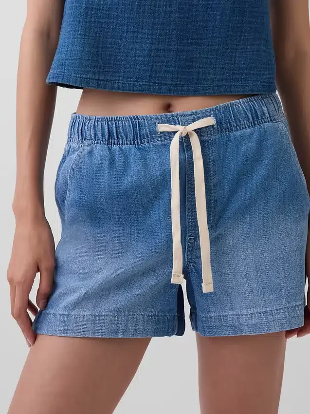 Pantaloncini Easy in denim da 4"