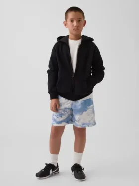 Pantaloncini GapFit da bambino in rete riciclata da 6"