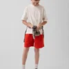 Pantaloncini GapFit da bambino in rete riciclata da 6"