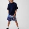 Pantaloncini GapFit da bambino in rete riciclata da 6"