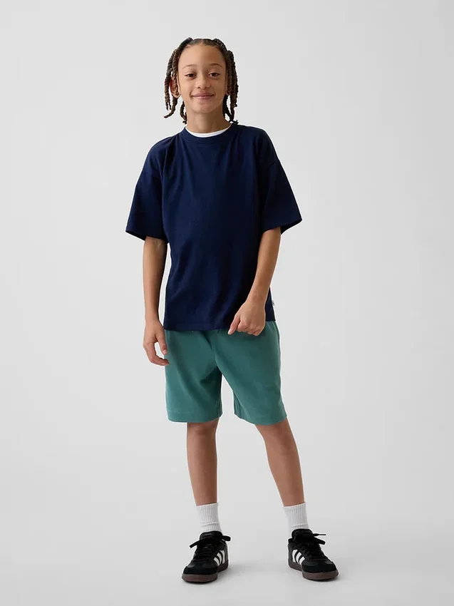 Pantaloncini GapFit da bambino in rete riciclata da 6"
