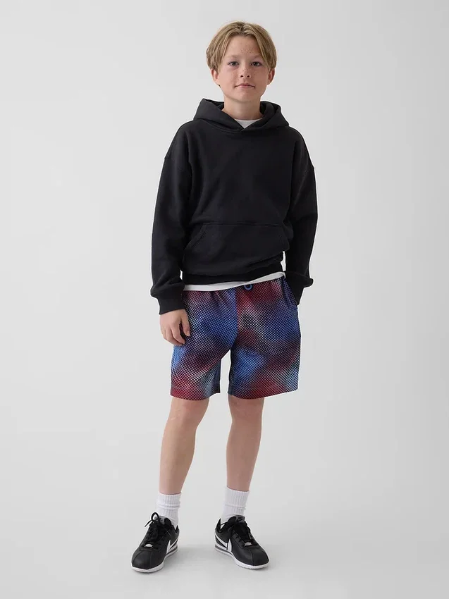 Pantaloncini GapFit da bambino in rete riciclata da 6"
