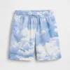 Pantaloncini GapFit da bambino in rete riciclata da 6"