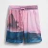 Pantaloncini GapFit da bambino in rete riciclata da 6"