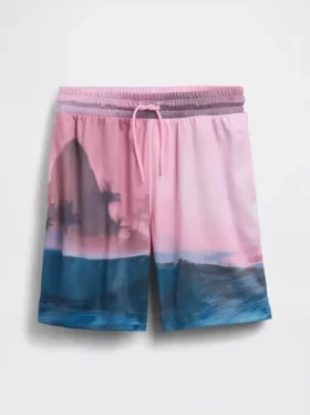 Pantaloncini GapFit da bambino in rete riciclata da 6″