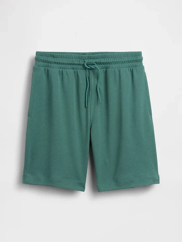 Pantaloncini GapFit da bambino in rete riciclata da 6"