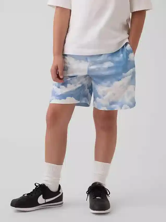Pantaloncini GapFit da bambino in rete riciclata da 6"