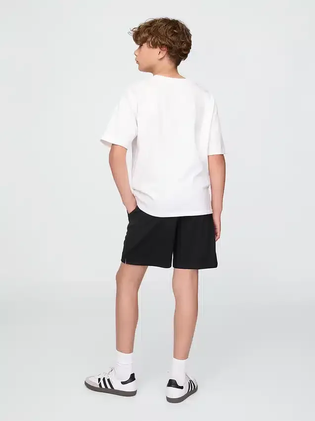 Pantaloncini GapFit da bambino in rete riciclata da 6"