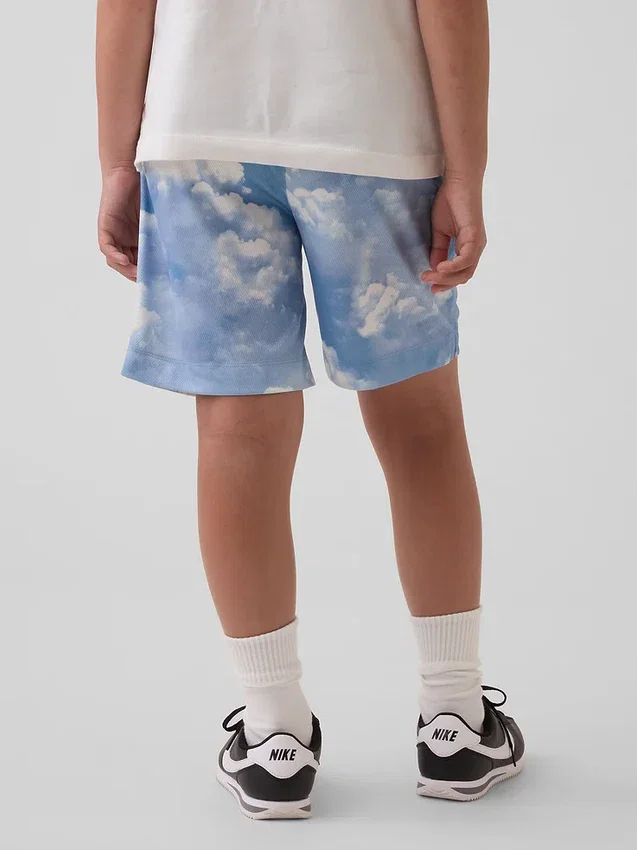 Pantaloncini GapFit da bambino in rete riciclata da 6"