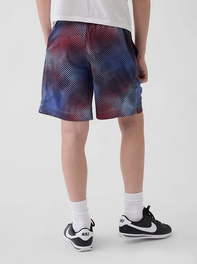 Pantaloncini GapFit da bambino in rete riciclata da 6"