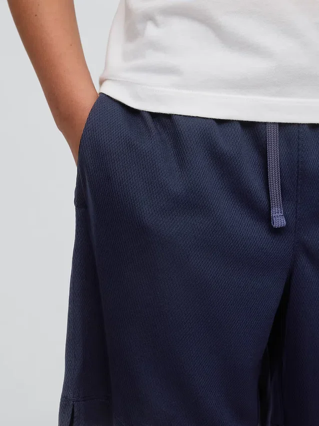 Pantaloncini GapFit da bambino in rete riciclata da 6"