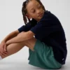Pantaloncini GapFit da bambino in rete riciclata da 6"