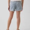 Pantaloncini in denim a righe a vita bassa per bambini