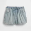 Pantaloncini in denim a vita alta per bambini