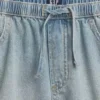 Pantaloncini in denim a vita alta per bambini