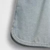 Pantaloncini in denim a vita alta per bambini