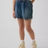 Pantaloncini in denim a vita alta per bambini "Easy Dolphin"