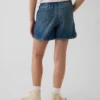 Pantaloncini in denim a vita alta per bambini "Easy Dolphin"