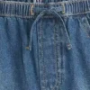 Pantaloncini in denim a vita alta per bambini "Easy Dolphin"