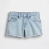 Pantaloncini in denim a vita bassa per bambini