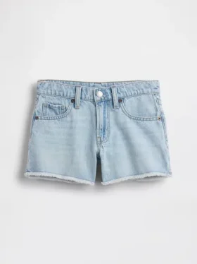 Pantaloncini in denim a vita bassa per bambini