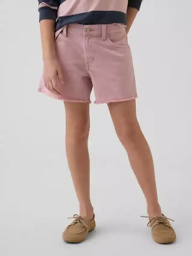 Pantaloncini in denim a vita bassa per bambini