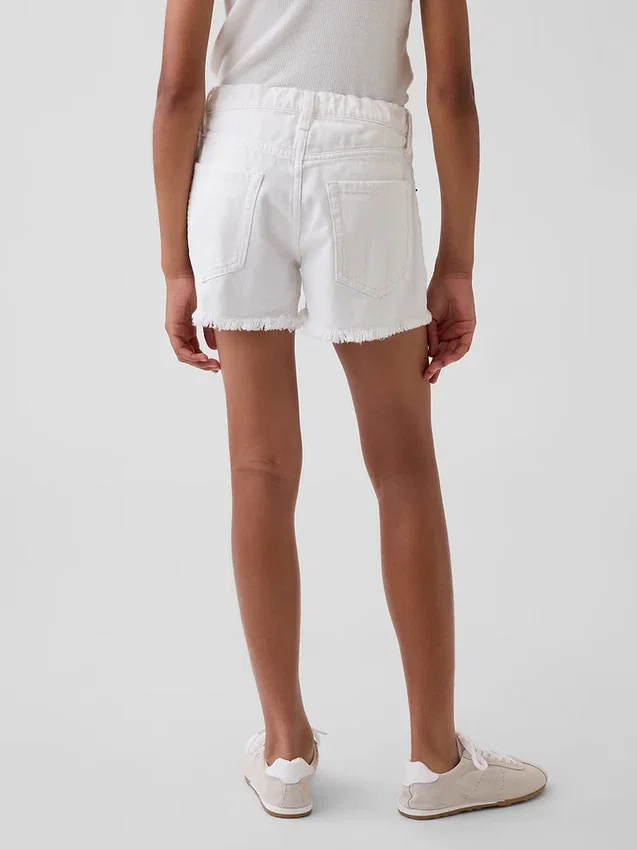 Pantaloncini in denim a vita bassa per bambini