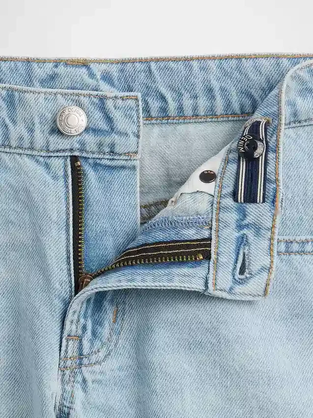 Pantaloncini in denim a vita bassa per bambini