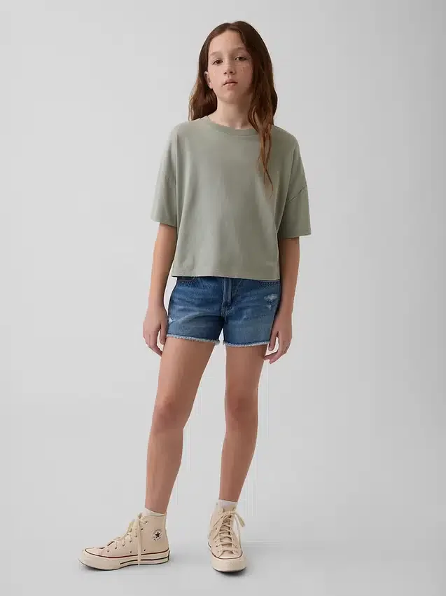 Pantaloncini in denim a vita bassa Ultrasoft Stride per bambini