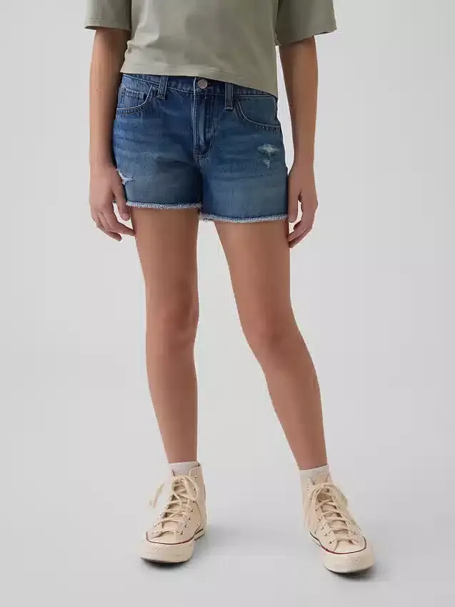 Pantaloncini in denim a vita bassa Ultrasoft Stride per bambini